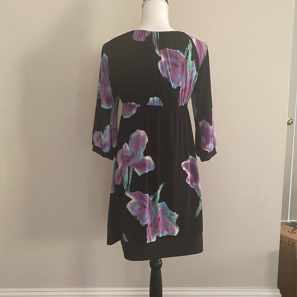 Black Floral Dress - Picture 4 of 8